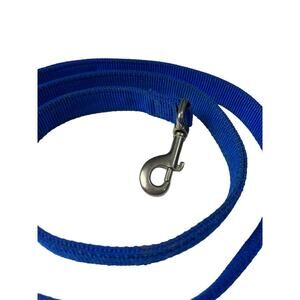 Blue Dog Leash 60” x 1” Heavy Duty Nylon Walking Training Pets